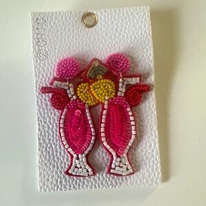 Beaded Cocktail Earrings - New